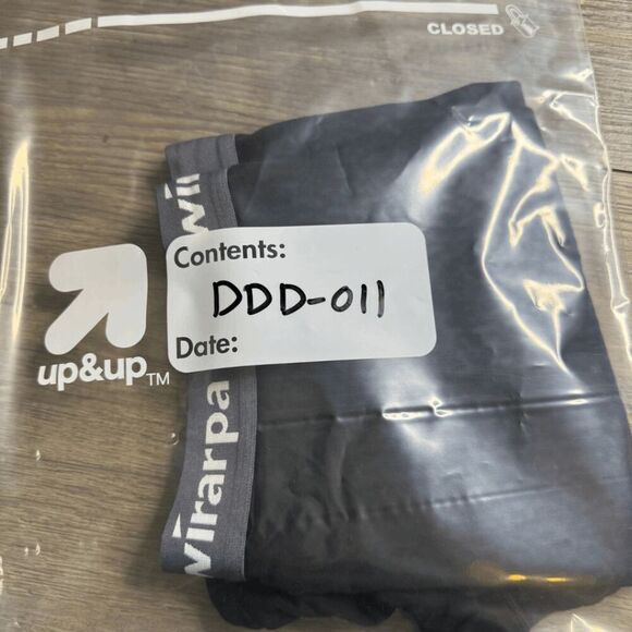 Wirarpa Men's Cotton Blend Ultra Breathable Soft Boxer Briefs Black Size XL - Picture 6 of 6